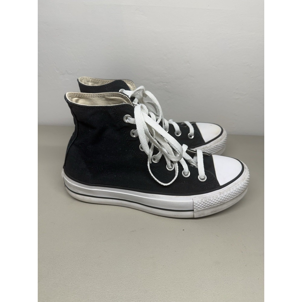 Converse Chuck Taylor All Star Lift Womens Size 8 Black Athletic Shoes Sneaker